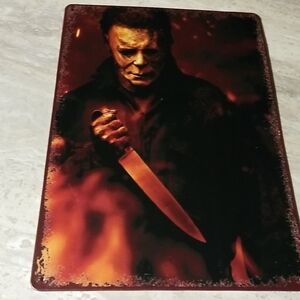 Horror Movie Halloween Sign Michael myers